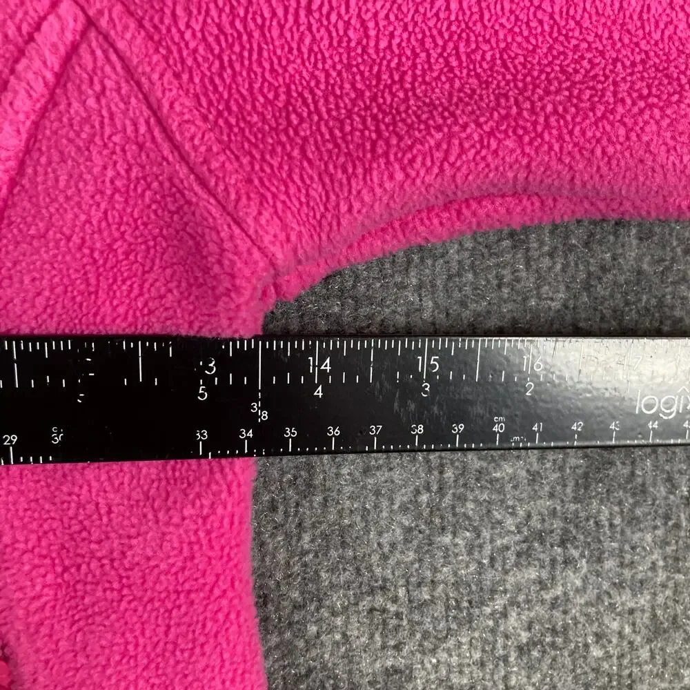 Columbia Full Zip Jacket Girls‎ Size XS Pink Fleece Lightweight Outdoor Casual